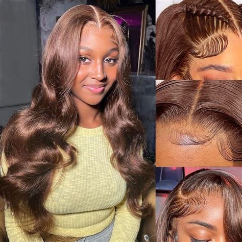 chocolate brown lace front